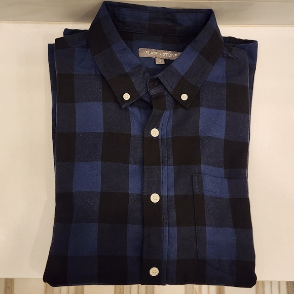 Slate & Stone Other - Slate & Stone Elevated Flannel - NWOT - Men's Medium - Blue/Black